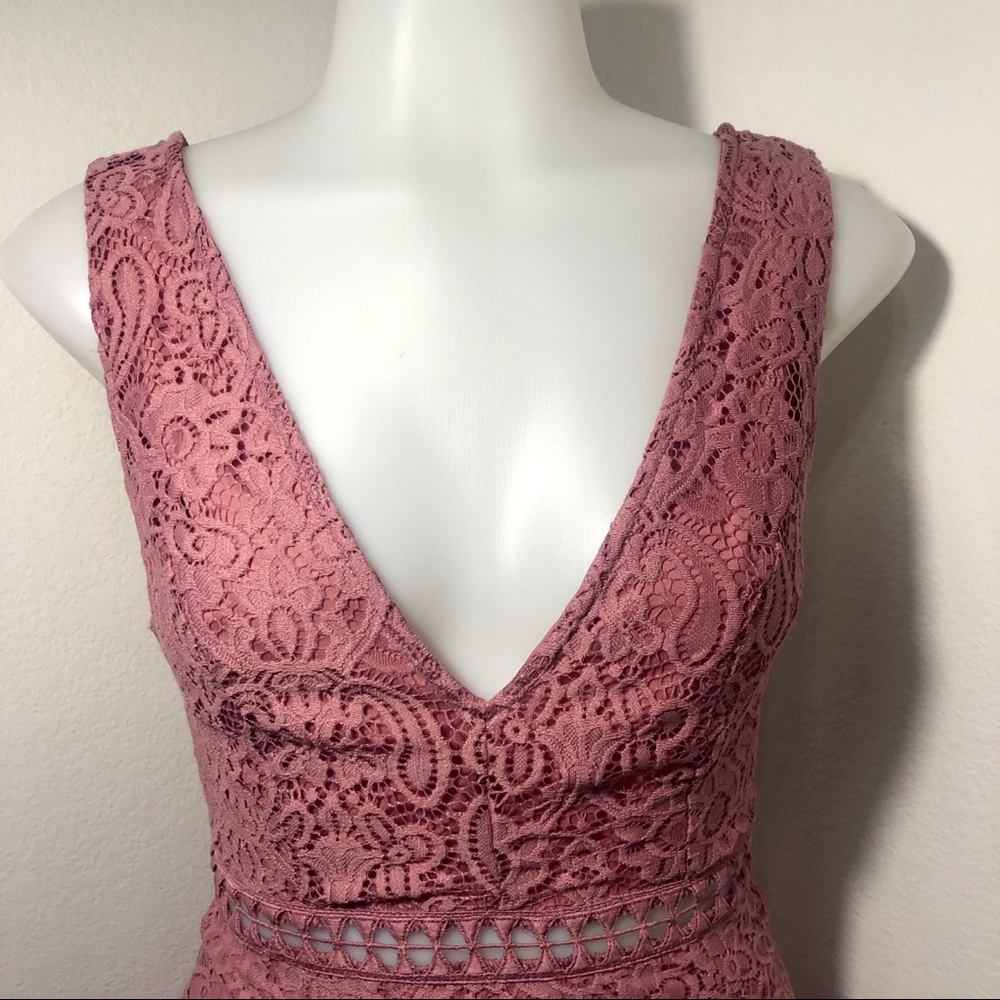 Lace Mauve Dress
